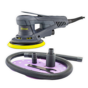 levigatrice rotorbitale titan pesm5 150 con tubo e dischi